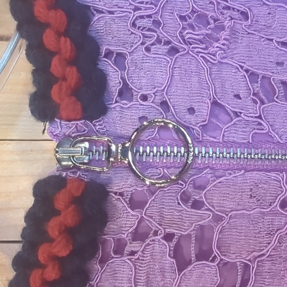 Gucci Purple Lace Shift Dress - Picture 4 of 8